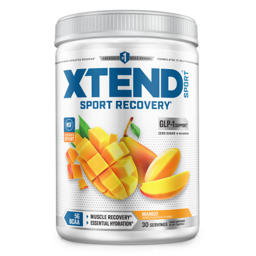Xtend Sport BCAA Powder for Recovery, Mango, 30 Servings