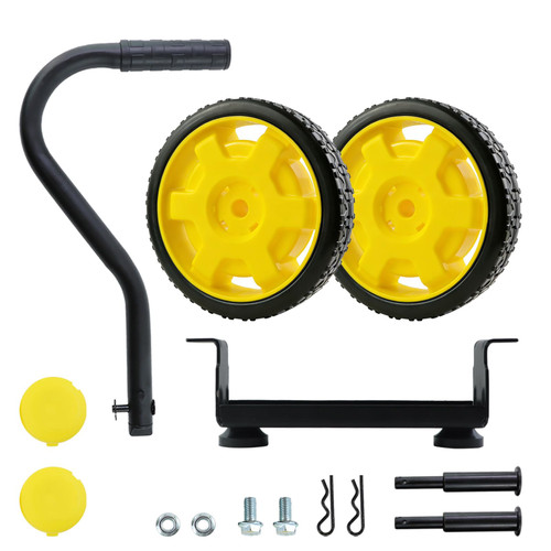 WOTIAN 8-inch 40065 Wheel Kit Compatible with Champion 4800-4800watt Generators with Never Flat Tires and Folding Handle 100718155-0001
