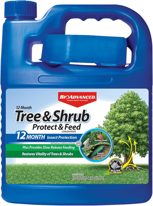BioAdvanced 12 Month Tree & Shrub Protect and Feed Concentrate - 64 oz