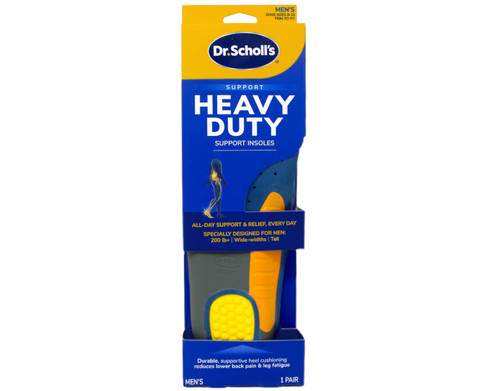 Dr. Scholl's Heavy Duty Support Insoles for Men, 1 Pair, Size 8-14