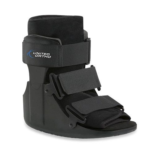 United Ortho USA14011 Short Cam Walker Fracture Boot, Extra Small, Black
