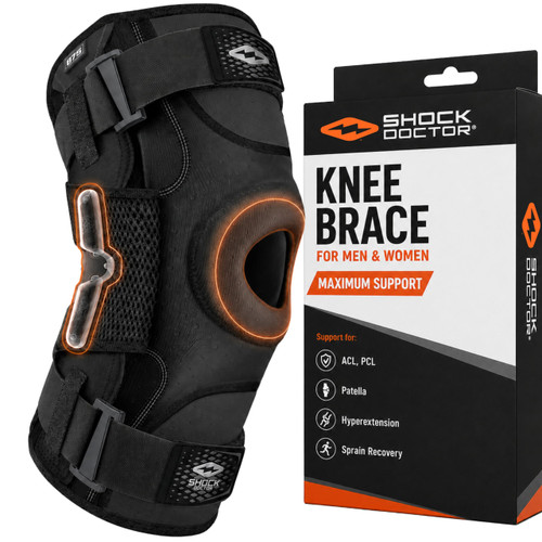 Shock Doctor Knee Brace for Men Hinged Knee Brace for Women, Knee Support