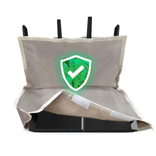Emf WiFi Router Cover, Emf Blocker for WiFi Routers 14IN 16.5IN for Home, Faraday Cage Shielding for Home Office (Net Cover)