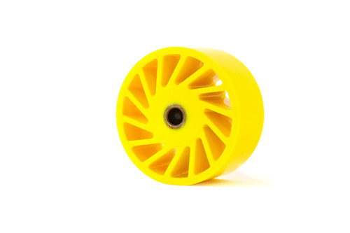 ML6 Precision Polyurethane Oilite No Crush Idler Wheel with Bronze Bearing Core - 4.000" O.D. x 2.000" Wide x (0.750" Bore)
