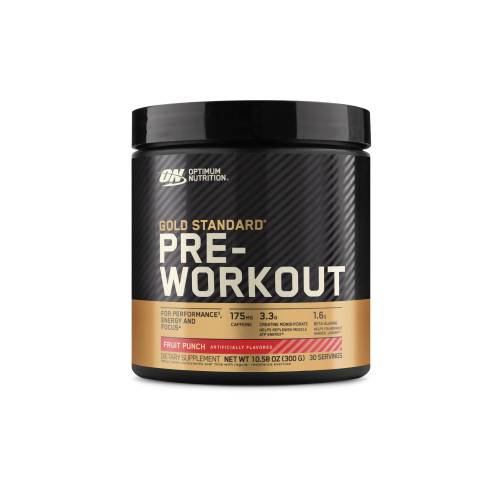Optimum Nutrition Gold Standard Pre-Workout Powder, Fruit Punch, 10.6 Oz