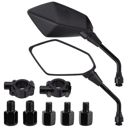 CICMOD Motorcycle Mirrors for Scooter, ATV, Dirt Bike, Cruiser, Snowmobile