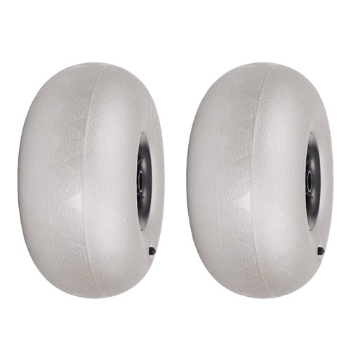 Fufiea 2-Pack 10-Inch Beach Inflatable Wheels, Low-Pressure Sand Cart Tires (3-5 PSI) with 88lbs Load Capacity, Durable PVC for Beach Wagons, Camping Gear & Heavy Duty Transport