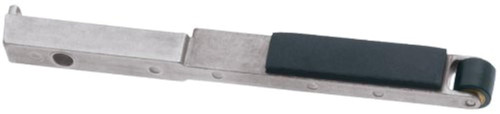 Dynabrade (11214) Contact Arm Assembly | 7/16" Diameter x 3/8" Wide, Rubber Wheel, with 1/2" (13 mm) Wide Platen | For 1/2" (13 mm) Wide x 24" (610 mm) Long Belts