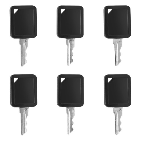 HUTUDAN Club Car Replacement Golf Cart Keys 6-Pack (1A, 1B, 1C - 2 Keys Each) | Compatible with 101974701 & 105068002, Carryall 300 500 510 550 700 710 (2014-Current)