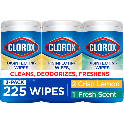 Clorox Disinfecting Wipes Cleaning Variety Pack, 75 Count, 3 Pack