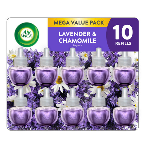 Air Wick Plug In Refills, Lavender & Chamomile, Essential Oils,10 count