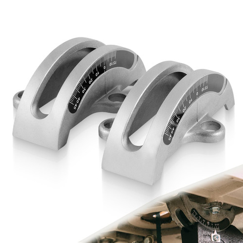 2-Pack Bandsaw Trunnions with Scale, Fit For 14" Standard Bandsaws, Replace Trunnions 426-02-0-950-0002, 426-02-395-0005, LBS-60, JWBS-14, 100042