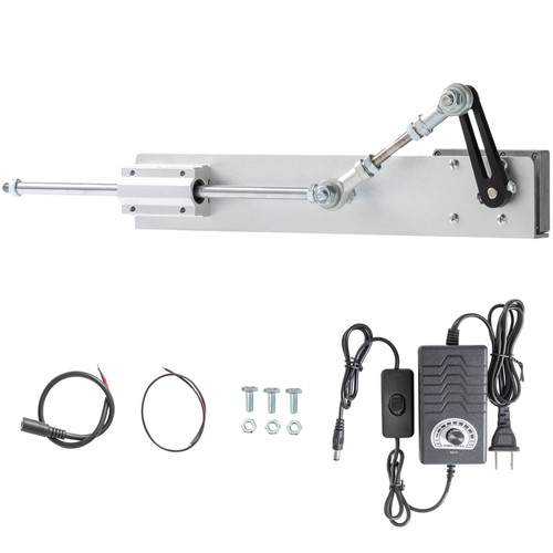 JQDML Upgrade Reciprocating Linear Actuator High Torque 40 lbs, 24V, 120rpm