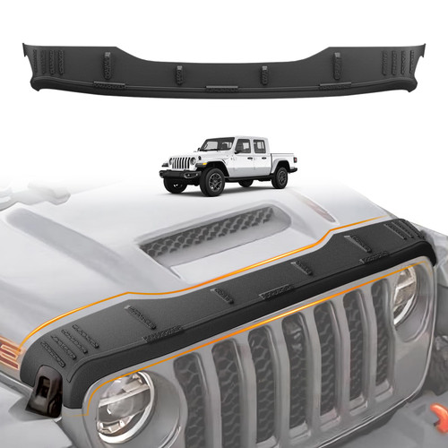 TripleAliners Hood Deflector Protector for Gladiator 2020+ & 2018+ Wrangler
