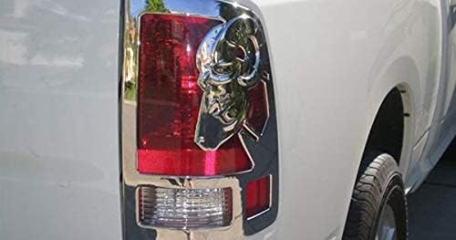 Avanzato Fits Dodge Ram Chrome Tail Light Covers 2009-19 / Fits 1500-2500-3500 (2010-2018)