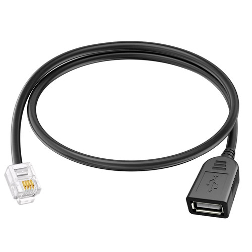 Rj11 To Usb Telephone Line Adapter,Used For Telephone Communication