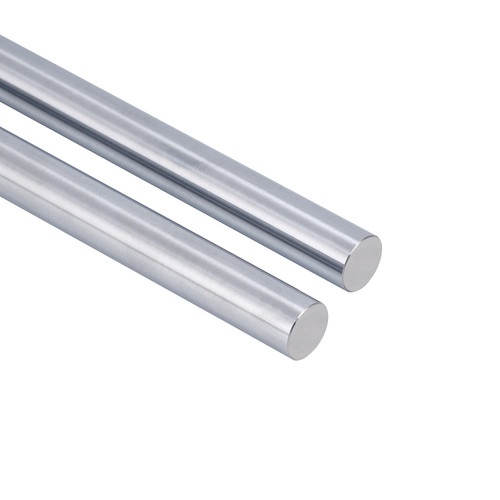 2 PCS 6mm x 600mm (0.236 x 23.62 inches) Vigorous Linear Motion Rods, Case Hardened Chrome Shaft Linear Rail Rod Shaft for 3D Printer, DIY, CNC - Metric h8 Tolerance