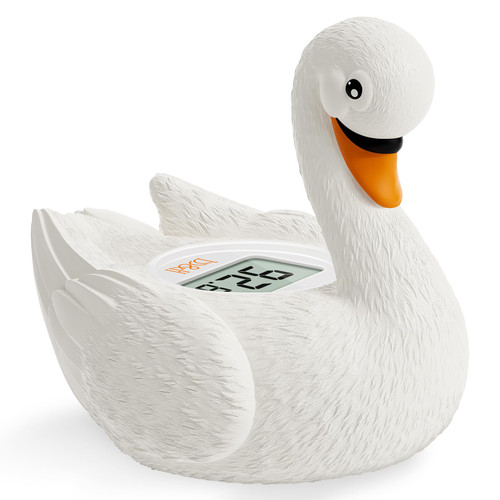 b&h Baby Bath Thermometer, Swan Digital Infant Bathtub Thermometer, White