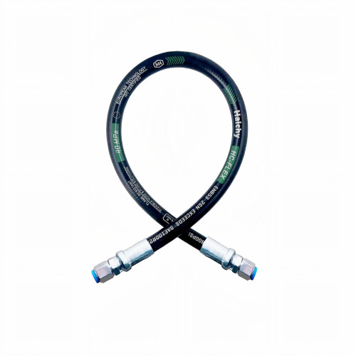 Haichy 26711-08-08-120 Hydraulic Hose Swivel Assembly 1/2" Hydraulic Hose with Female JIC X Female JIC, 120" Long, 3988 PSI
