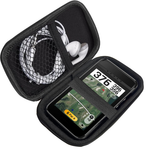 Compatible with Garmin Approach G82 Case, Lamshaw Durable EVA Carrying Case, Shockproof & Lightweight Protective Cover Compatible with Garmin Approach G82 (Black)