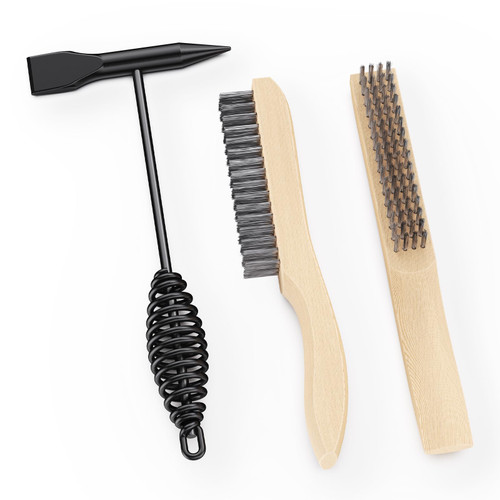 Bestarc Welding Chipping Hammer and Wire Brush Set, 10.5" Slag Hammer
