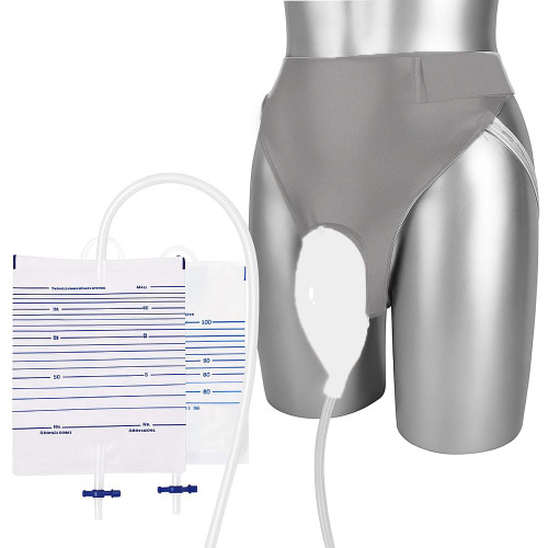 Male External Catheter, Wearable Urine Collector for Men Women Incontinence