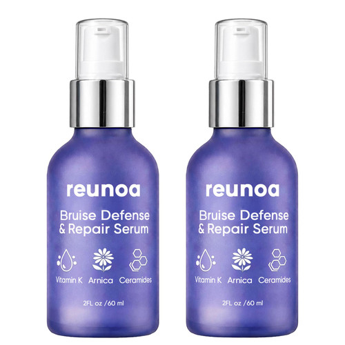 Reunoa Bruise Defense Repair Serum, Reunoa Cream for Skin with Arnica, Vitamin K, Ceramides, Deep Hydrators, Redwuce Drynaess, 120ml