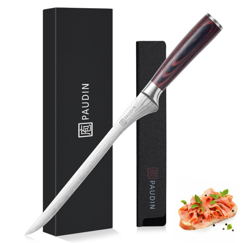 PAUDIN Ham Slicing Knife,10 Inch Carving Knife for Meat Cutting