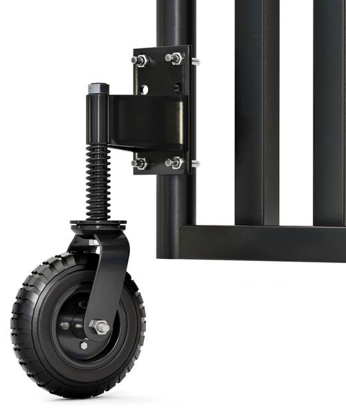 Heavy Duty Fence Gate Wheel - 8-inch for Wooden or Metal Tube Gate
