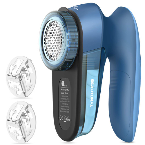 BEAUTURAL Fabric Shaver and Lint Remover, Portable Sweater Defuzzer