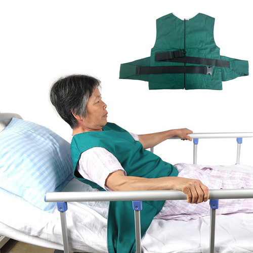 Vest Restraint Suit for Bed/Wheelchair w/Upgraded Adjustable Safety Straps
