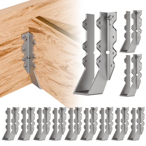 Heavy Duty 2X8 Joist Hanger 14 Gauge LU28 Galvanizing Face Mount Joist Hangers for Hurricane Ties for Rafter, Rafter Brackets for Floor, Trusses, Deck and Ceiling Joists -12 pk