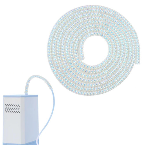 Oxygen Tube Holder, Oxygen Tubing Organizer with Anti Kink Crimp Straightener & Reflective Strip, 5.3Ft Hose Support Accessory for Oxygen Concentrator