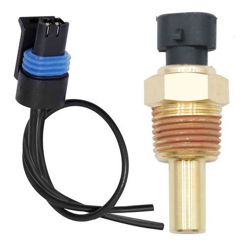 Lidscura Differential Oil Temperature Sensor 5055401 Connector Pigtail Plug Replacement for Peterbilt 379 Kenworth T660 T800 T600A 1987-2007 (1)