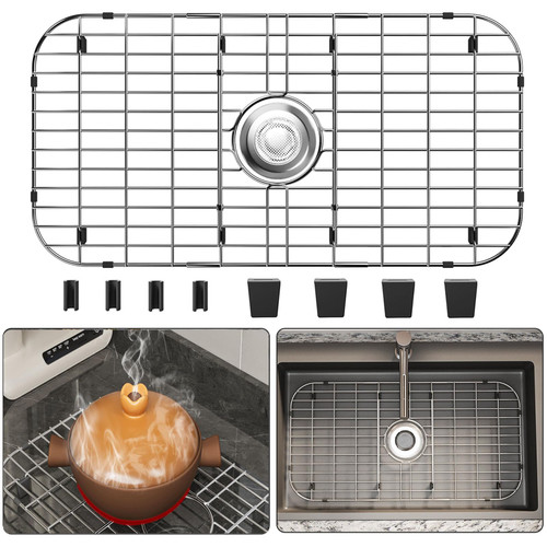 28" x 15" Sink Protectors for Kitchen Sink with Sink Strainers