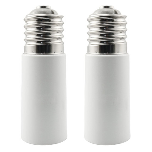SQXBK 2PCS 130mm/5.12inch E39/E40 Extension Lamp Holder E39 E40 to E39 E40Adapters Socket Extensions E39/E40 Adapter Extender E39 to E39 Lamp Base Converter