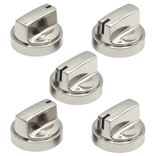 EATAKWARD 5Pcs WB03X29354 Gas Stove Knobs Replacement, Replacement for GE Range PGP9030SL1SS PGP7030SL1SS PGP7030DL1BB PGP7030DL1WW, Replaces PD00042150 4585908 AP6327766