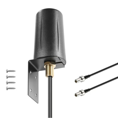Waterproof 4G LTE 5G TS9 Omnidirectional MIMO Antenna Compatible with Netgear Nighthawk MR6110 MR6150 MR6500 M6 Pro M7 Pro M1 MR1100 Verizon Hotspots Router, Boosts RV Home Internet, Slinkdsco