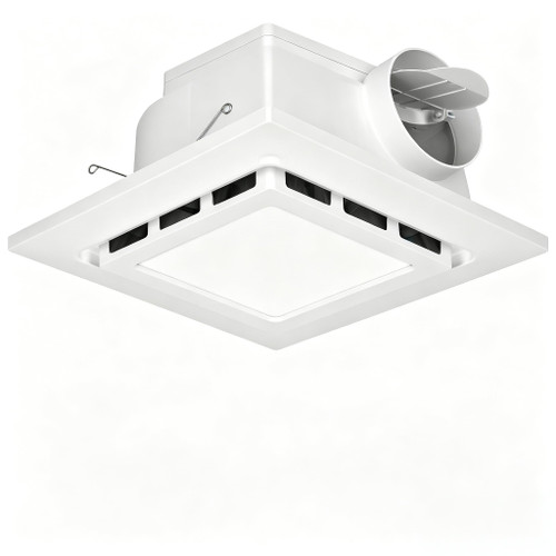 Bootuu Bathroom Exhaust/Vent Fan with Light 110CFM 1.0Sones Ultra Quiet