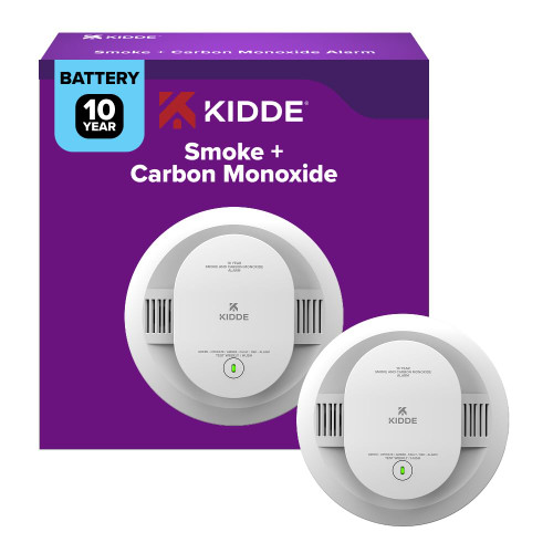 Kidde Smoke & Carbon Monoxide Detector, 10-Year Battery, 30CUD10, 1 Pack