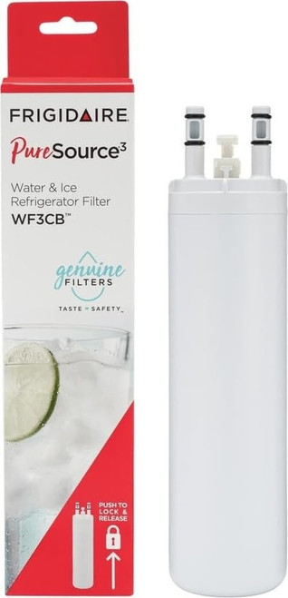 Frigidaire WF3CB Refrigerator Water Filter Replacement, White, 1 Count