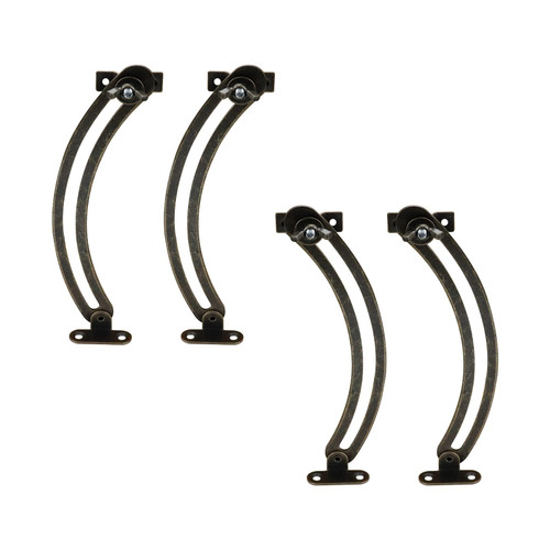 UTALIND 2 Pairs Bronze Lid Support Hinges, Bronze Left and Right Side