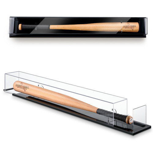 Silipull Baseball Bat Display Case Wall Mounted Tabletop Bat Display Case