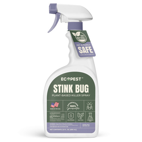 Stink Bug Spray, 22 oz. | Natural, Plant-Based Stink Bug Killer for Indoor and Outdoor | Home Pest Control Spray for Stink Bugs | Made with Essential Oils, Safe Around Children and Pets