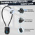 Fingerprint Cable Lock, Smart Padlock with APP Control,6" Bike Cable Lock | Baby Safety Cabinet Lock IP65 Waterproof Anti-Theft Cable Lock for Gate Cabinet Bike Fence Door Locker Black