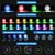 Seaponer Rechargeable Boat Lights - IPX8 Waterproof LED Lights with Remote, RGB Multi 25 Colors, for Deck Courtesy Interior Lights, Fishing Kayak Duck Jon Bass Boat, 2 Pack