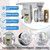 Industrial Sewing Machine Servo Motor with Needle Positioner and Synchronizer, Sewing Machine Servo Motor, AC110V 750W 1HP, 200-6000 RPM, Run CW and CCW, Energy-Saving Mute, with Instruction Manual