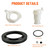 42049 RV Toilet Flush Water Valve Kit for Thetford Aqua Magic Style II