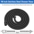 RUMOSE 98 inches Extra Long Shower Hose, Black