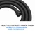 RUMOSE 98 inches Extra Long Shower Hose, Black